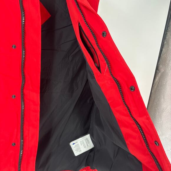 Canada Goose Vest Size 3XL Men’s Red Duck Down Insulation Quilted - Picture 7 of 14